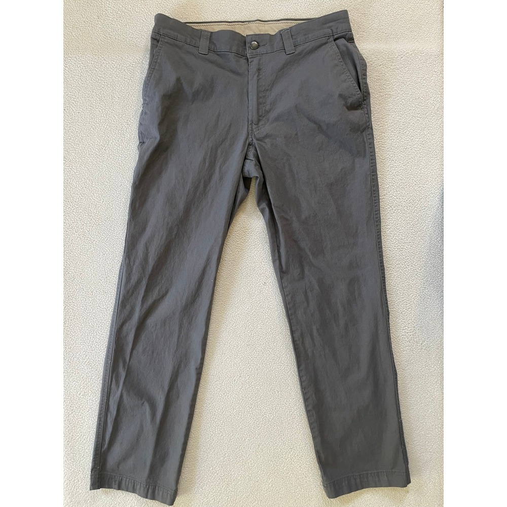 Columbia Mens 32x30 Utility Pants Gray Regular Fit Stretch AM0183 Hiking Outside
